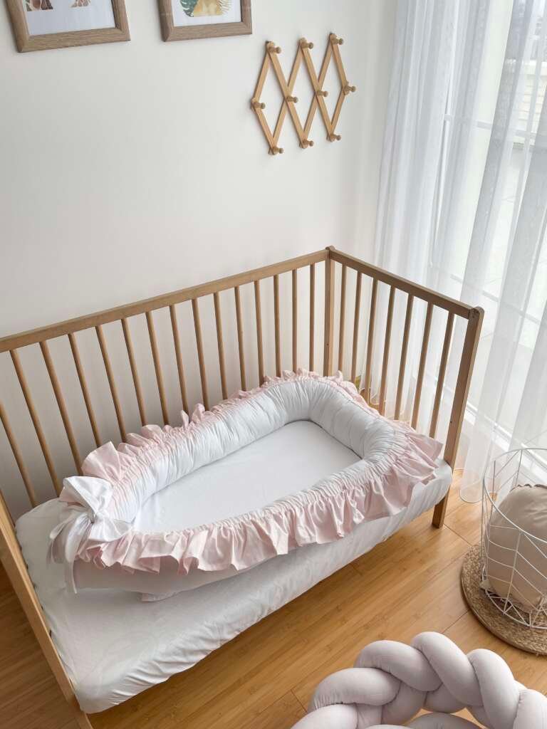 Baby Nest Bardh e pink me fallta